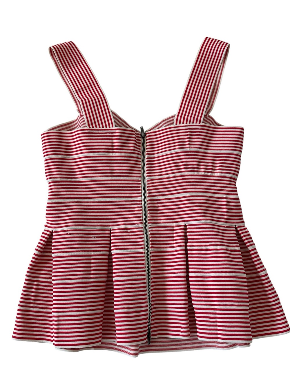 Anthropologie HD in Paris Striped Peplum Top - Picture 6 of 9
